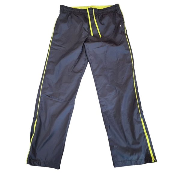 Danskin Now Pants Womens L/G 12/14 Black Elastic Waist Athletic Drawstring 35X31 - Picture 1 of 13